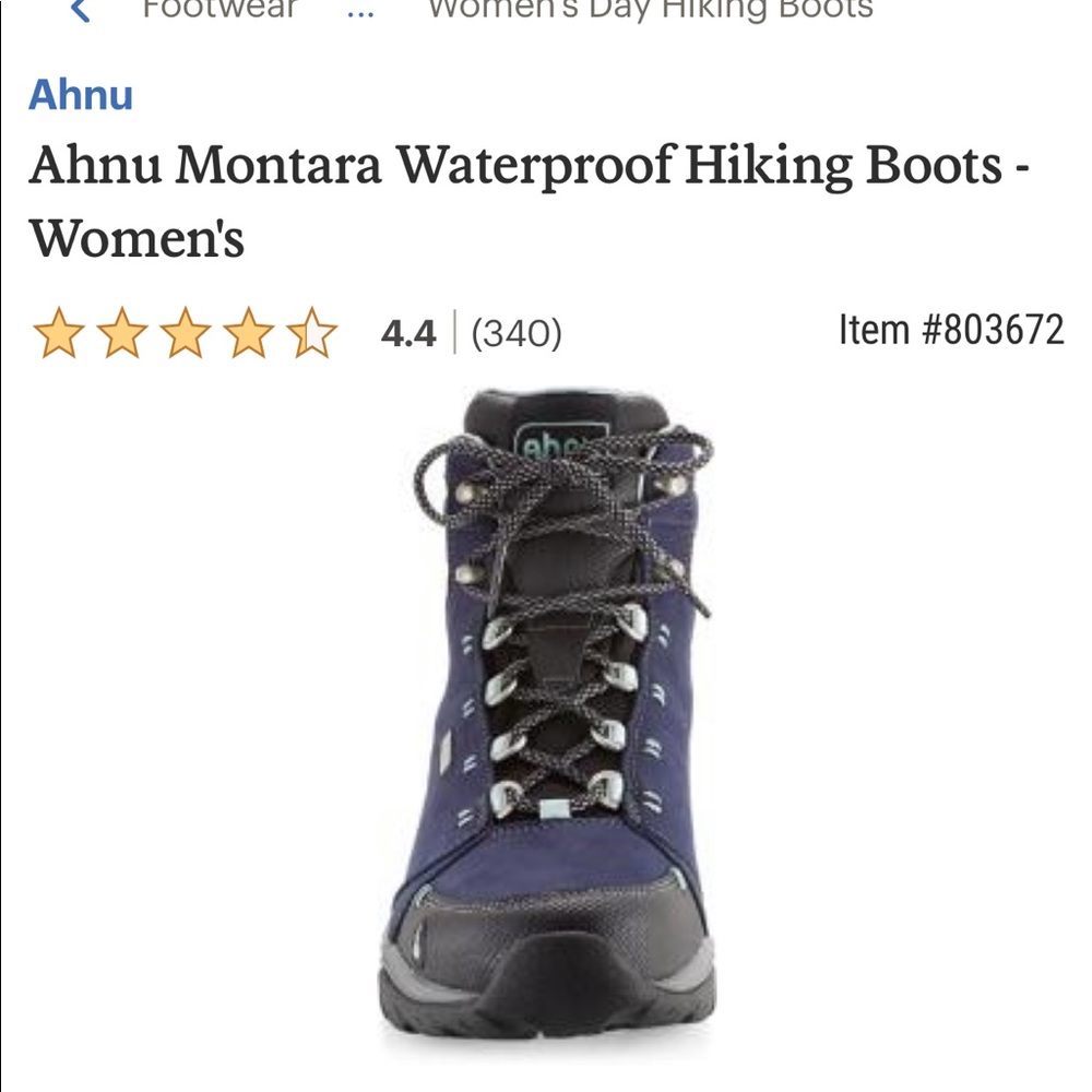 Ahnu Montara Waterproof Hiking Boots 7 last pair - Picture 13 of 17